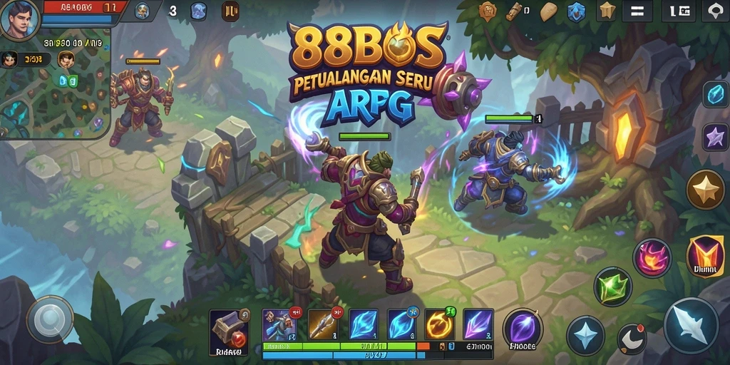 Tampilan gameplay seru dalam 88BOS yang menampilkan aksi mendebarkan.