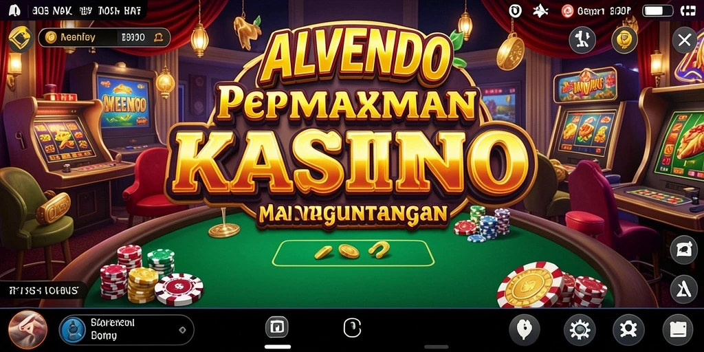 Tampilan menarik dari gameplay Kasino ALVENDO saat bermain.