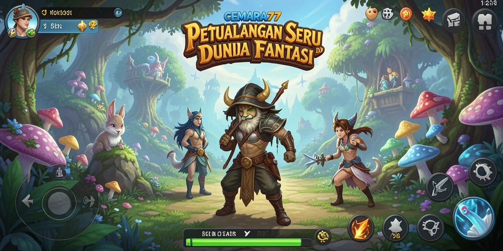 Tampilan gameplay CEMARA77 yang menampilkan eksplorasi dan tantangan seru.