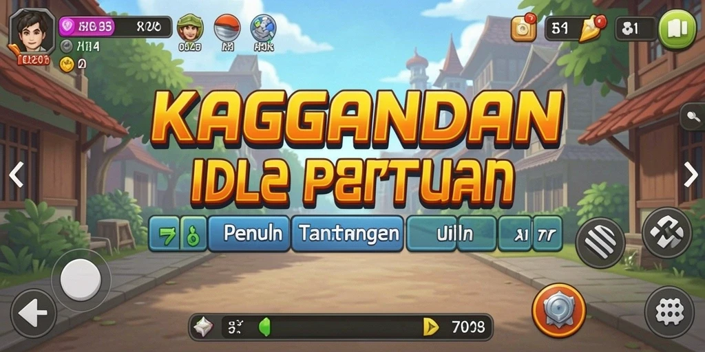 Tangkapan layar utama KAGANDAN menampilkan gameplay seru dan karakter yang menarik.