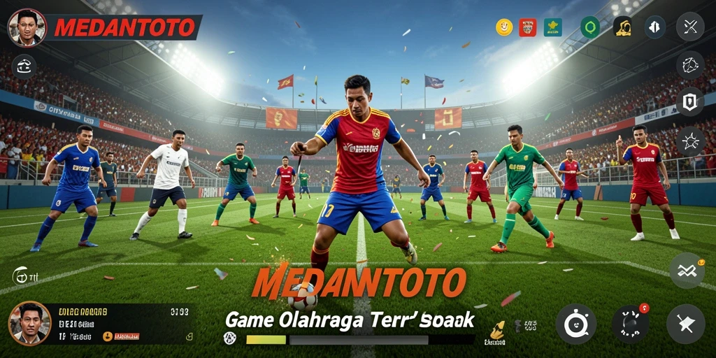 Tampilan gameplay MEDANTOTO dengan berbagai olahraga menarik.