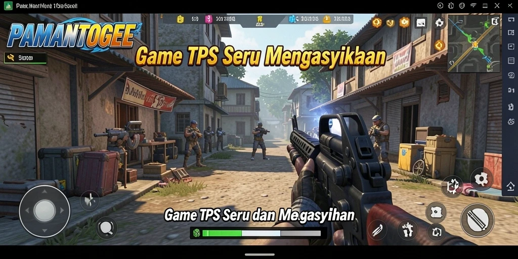Tampilan gameplay menegangkan di PAMANTOGEL.
