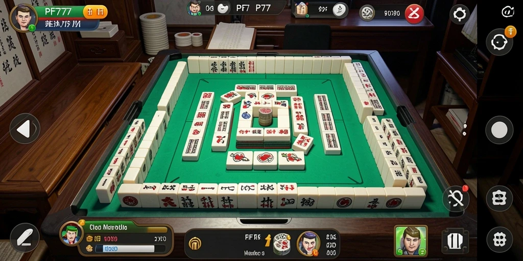 Tampilan gameplay Mahjong yang menantang dan menarik.