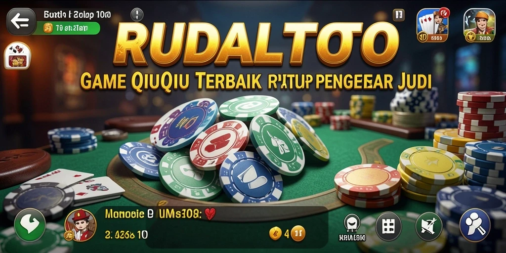 Tampilan menarik dari gameplay QiuQiu di RUDALTOTO.