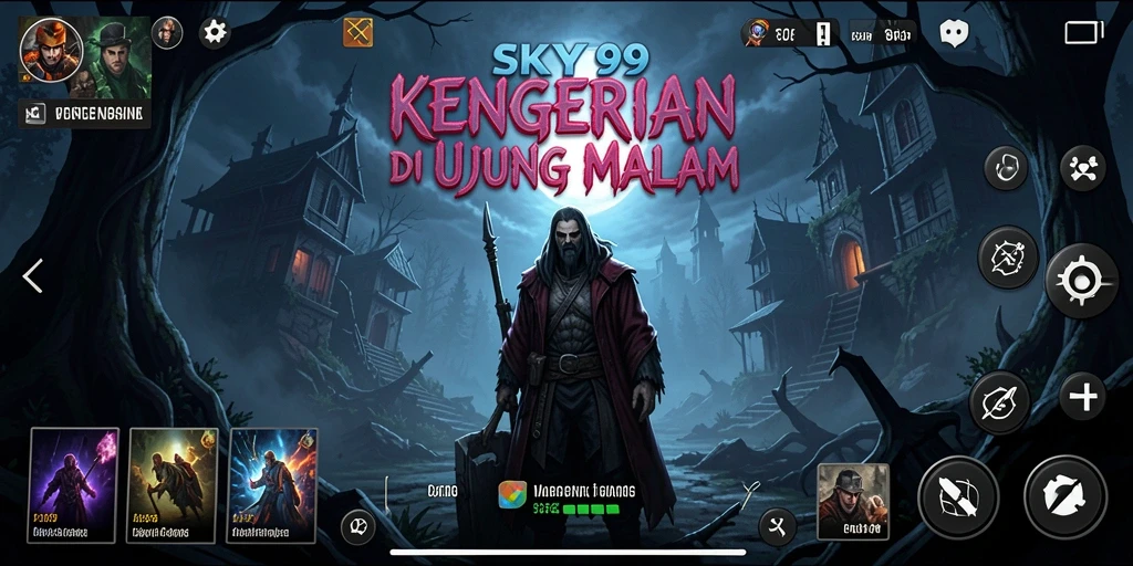 Gameplay mencekam di SKY99 penuh dengan kegelapan dan ketegangan.