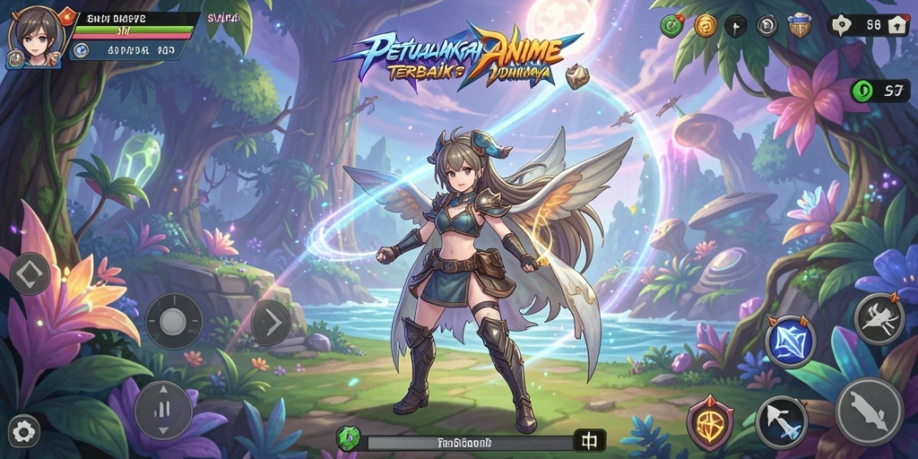 Screenshot gameplay SVIP6 menampilkan karakter anime yang penuh aksi.